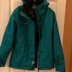 Ride Snow board Women's Teal Jacket, med